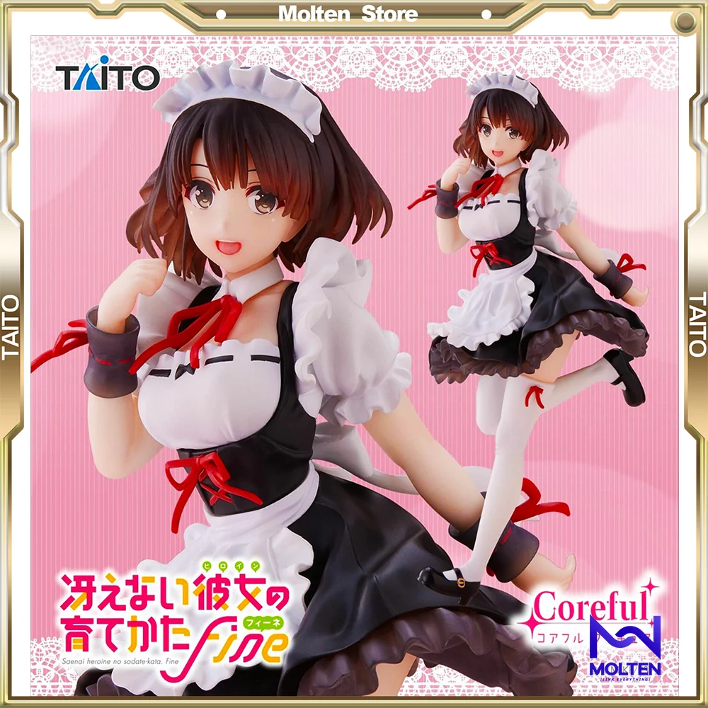TAITO Pôvodné Coreful Saekano: Ako Zvýšiť Nudné Priateľka Megumi Kato Slúžka Šaty Ver. Anime Akcie PVC Kompletný Obrázok