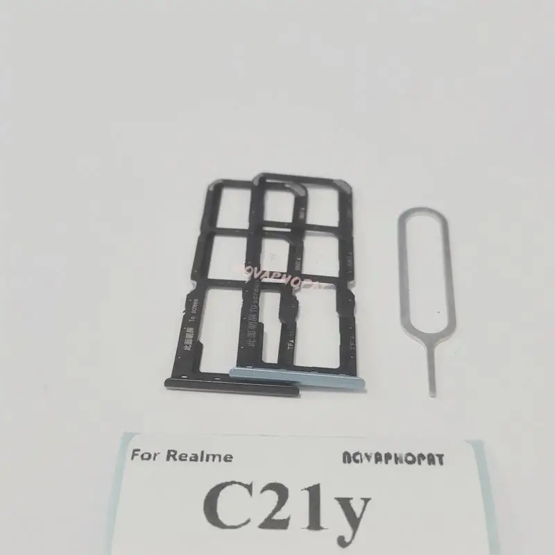 Top Značky Novej SIM Karty Zásobník Na Realme C21y Držiak SIM Slot Adaptér Reader Pin