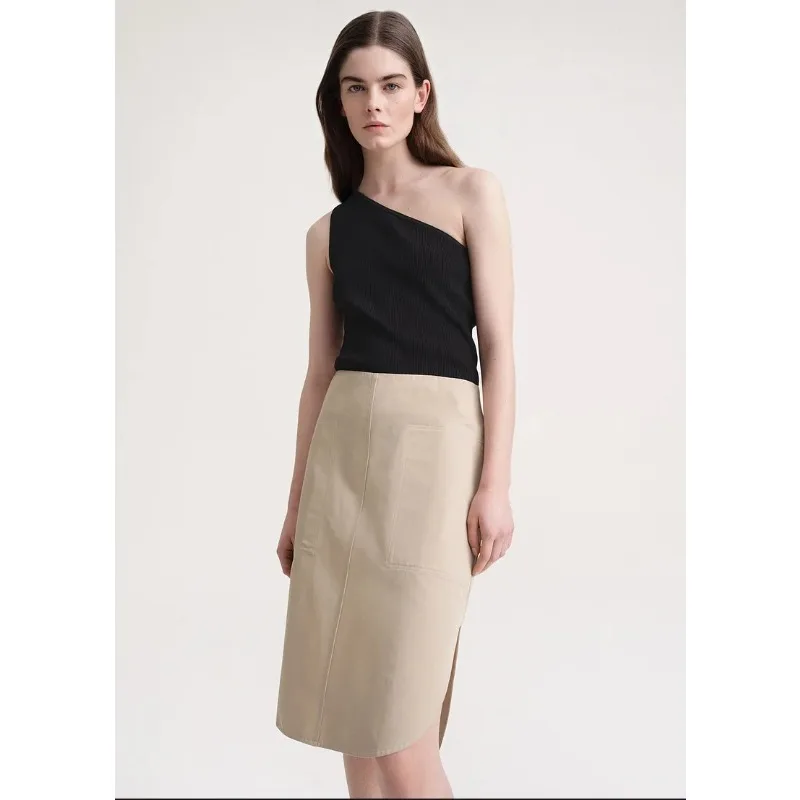 TT Leto/Jar Ženy Sukne Bežné Bavlna Farbou Zips-Up Mini Sukne s Vysokým Pásom Vintage Office Lady Arc-Tvar