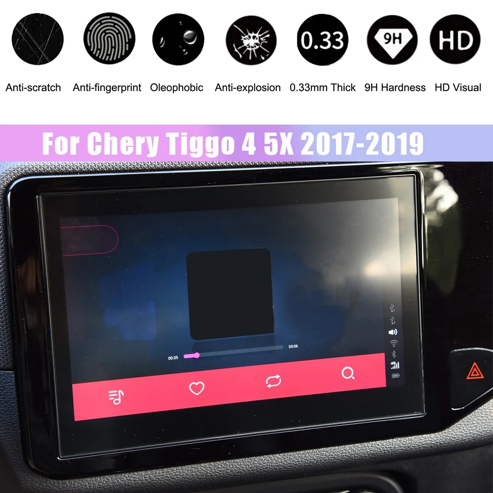 Tvrdené Sklo Film pre Chery Tiggo 4 5X 2017-2019 autorádia DVD GPS Navigácie Dotyk na Obrazovku LCD Displej