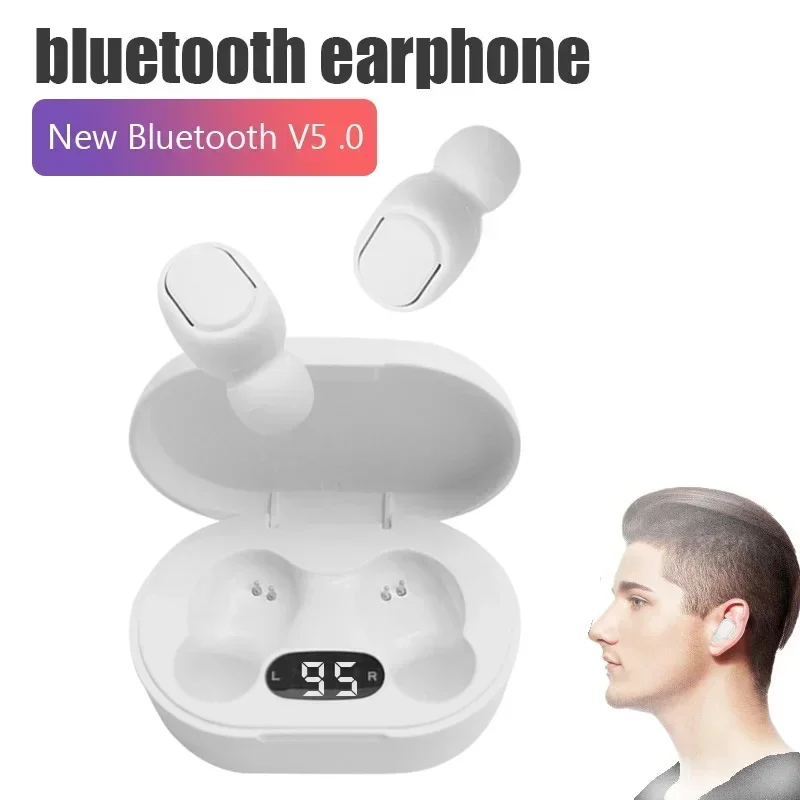 Tws E7S Bezdrôtové Bluetooth Slúchadlá Mikrofón Basy Šport potlačenie Šumu Slúchadlá Nepremokavé Herné Slúchadlá pre Všetky Smartphony