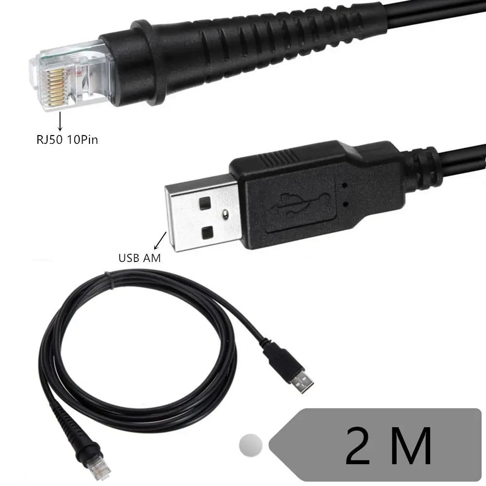 USB Na RJ45 pre Honeywell M7120 Scan Platformu Skenovanie Čiarových kódov Line USB RJ50 Kábel Skener Adaptér Kábel Dátový Kábel