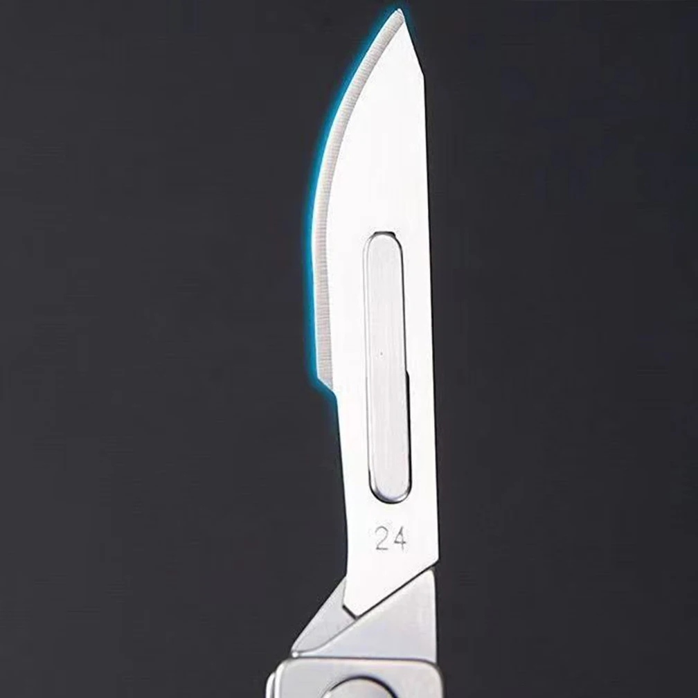 Utility Nôž z Nehrdzavejúcej Ocele Rýchly-otvorenie Mini Skladací Nôž Keychain Skalpel výchovy k DEMOKRATICKÉMU občianstvu Kuriér Otvorenie Knifves S 10Blades urob si sám