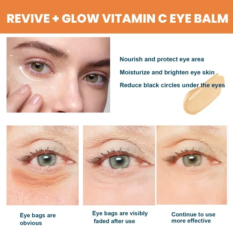 VC Odstrániť Vráskam Očný Krém Stick Anti Aging Tmavé Kruhy pod očami vrecia Znížiť miznú Jemné Linky Výťah spevnenie Pokožky Starostlivosť, Hydratačné