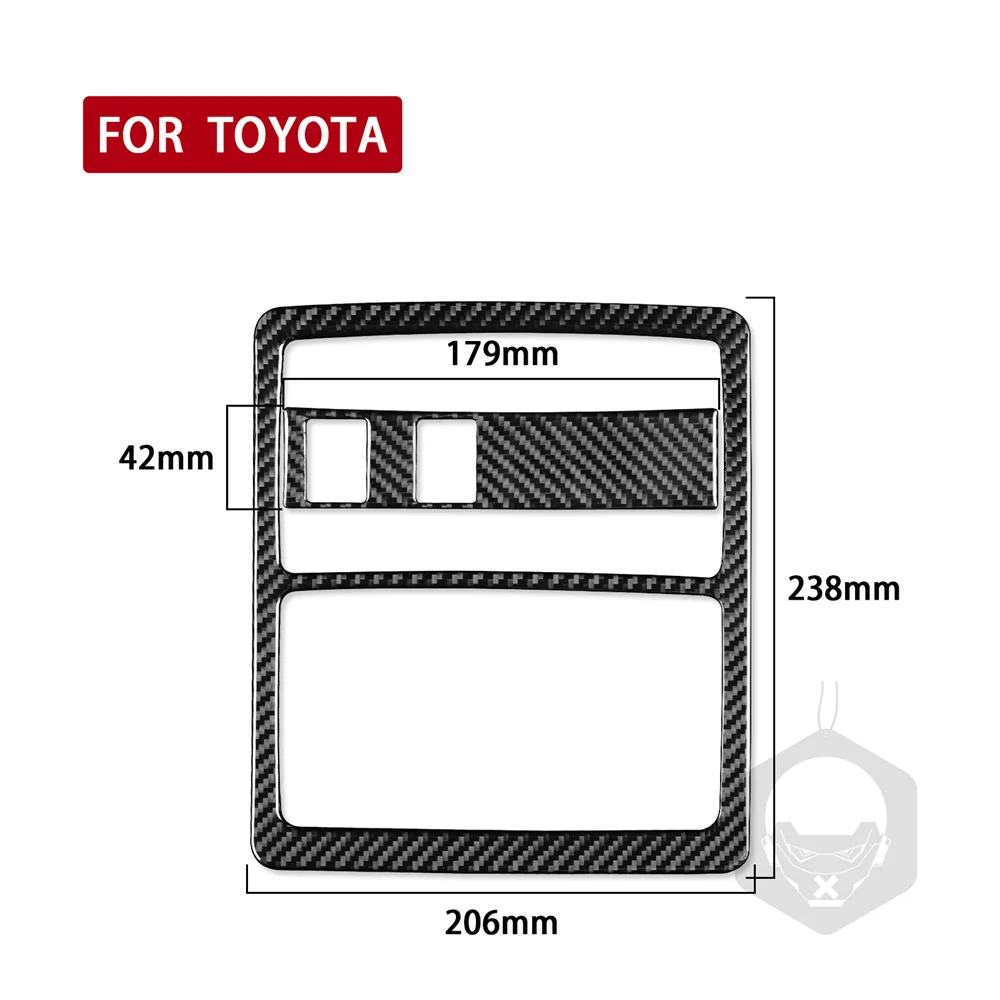 Vhodné pre Toyota Takuma 15-20 svetla na čítanie, panel 2-dielna uhlíkových vlákien dekoračné nálepky