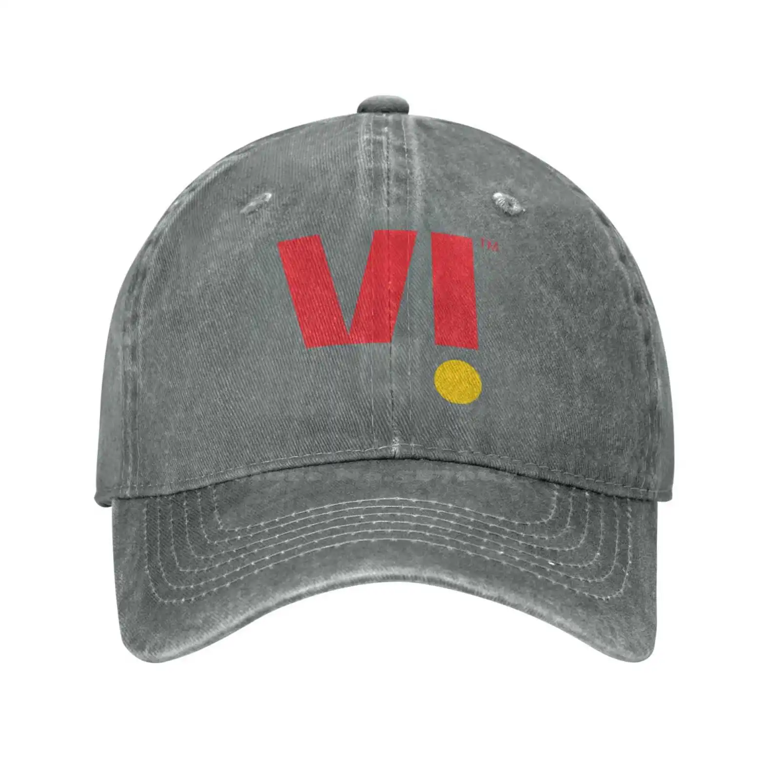 Vodafone Nápad Logo Tlače Grafiky Bežné Denim spp Pletené klobúk Baseball cap