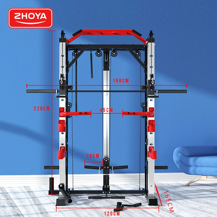 Zhoya lacné domáce posilňovne smith stroj telocvični squat stojan pre domáce použitie multi function station