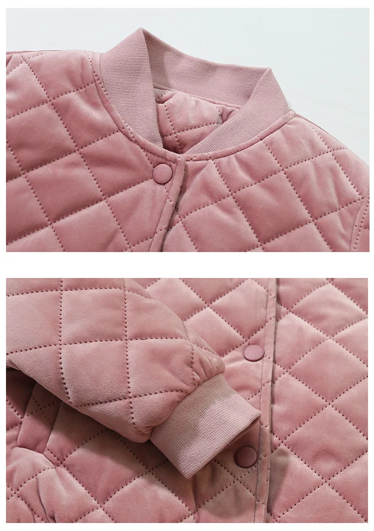 Zimné bavlnená bunda dámske módne nové krátke Harajuku vetru a teplá bunda dámske baseball jacket
