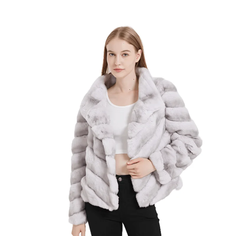Zimný Kabát pre Ženy, Skutočné Ženské Králik Kožušinový Kabát Coats Luxusné Oblečenie Žien Bundy dámske 2023 Studenej Ženy Prírodné Najmä