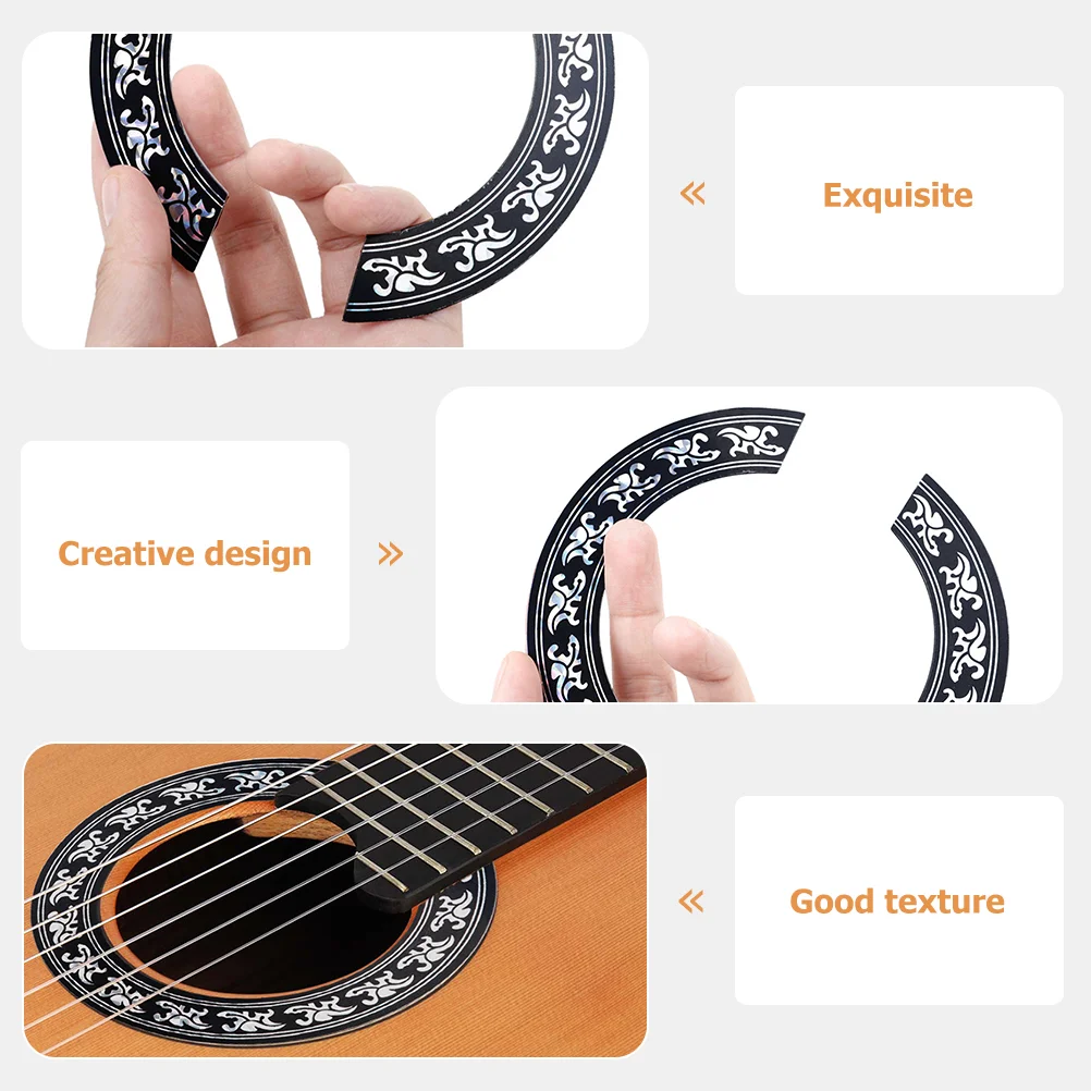 Zvuk palice Nálepky Gitara Rozetu Dekorácie Vložkou Klasické Akustické Príslušenstvo PVC Odtlačkový Gitary