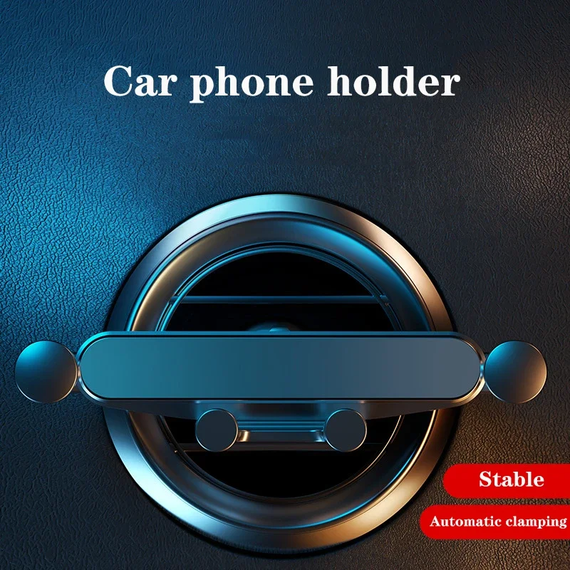 Závažnosť Auto Držiaka Telefónu Žiadne Magnetické Mobilný Telefón Podporovať Mobilný Držiak Do Vozidla Prieduch Klip Mount Pre IPhone 14 Samsung Huawei Xiao