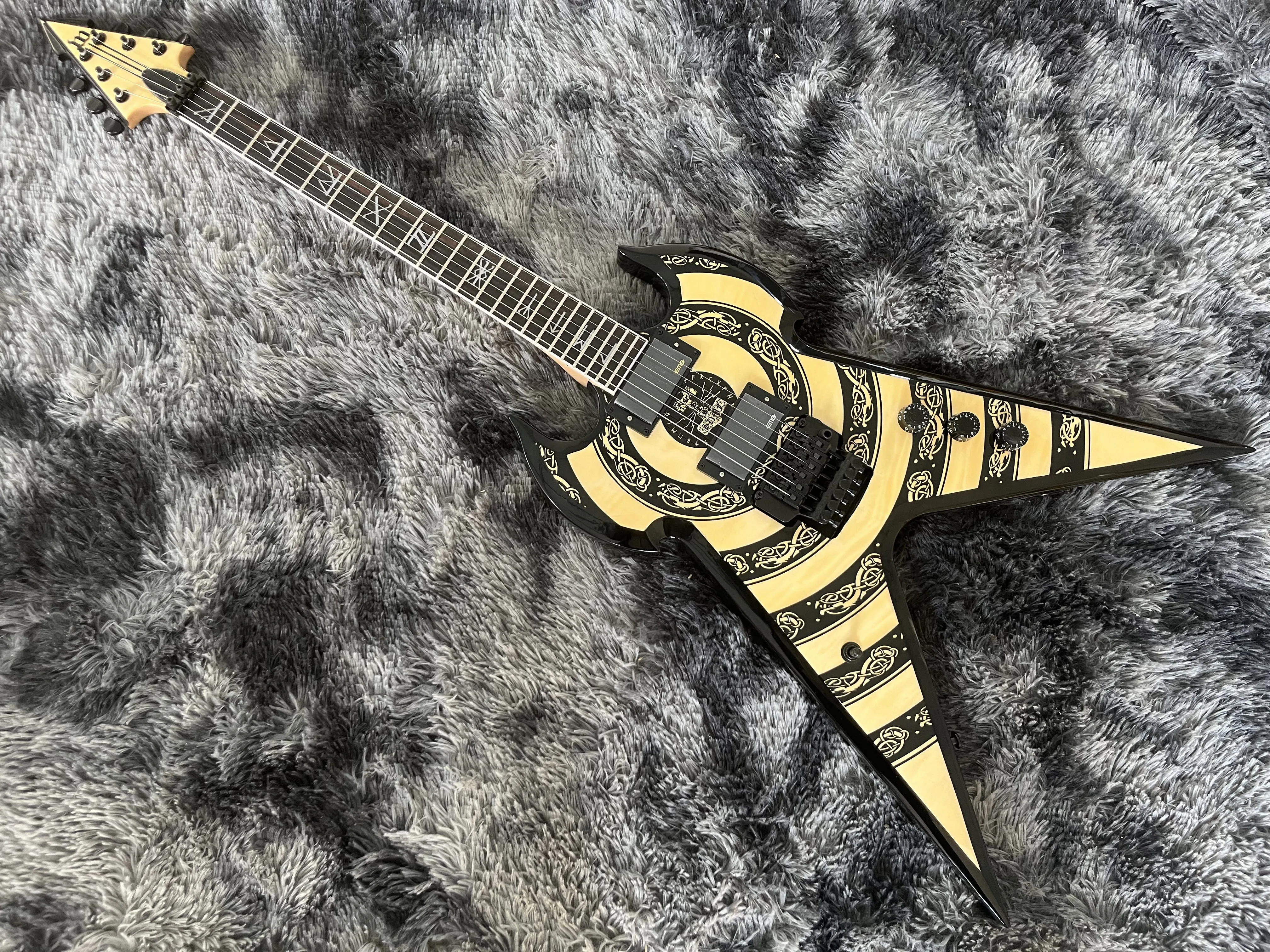 Čínsky OEM Elektrické Gitary, Tremolo System Black Hardware Mahagón Telo, Javorový Krk